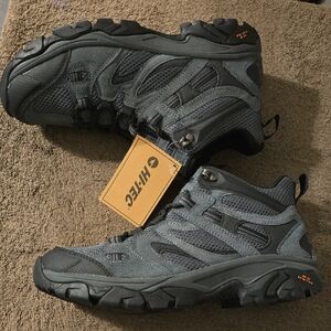 Hi-Tec Rugged Trail Athletic Shoes in Charcoal Black